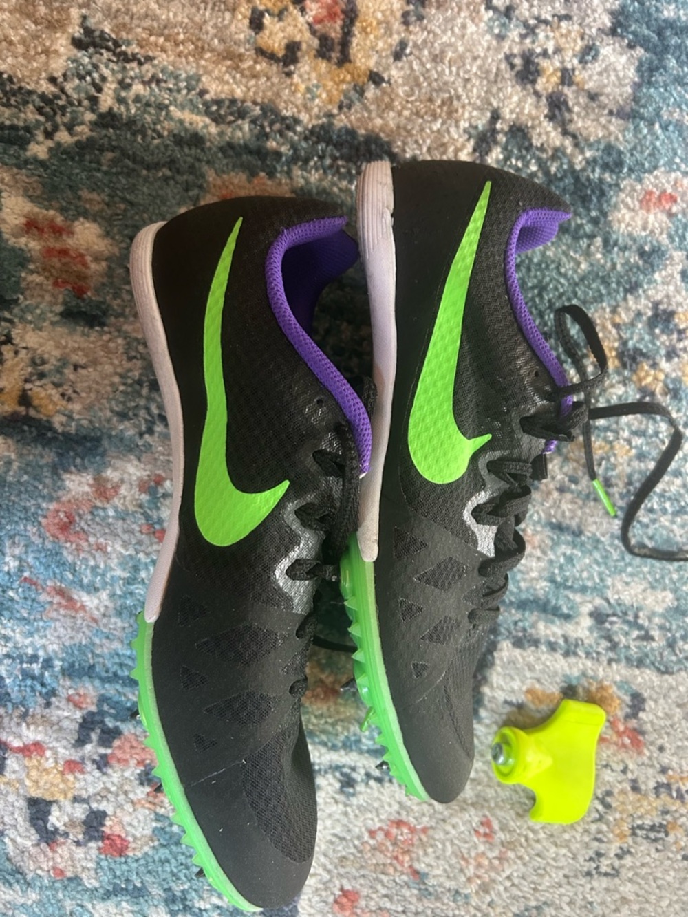 Nike Black Running Spikes